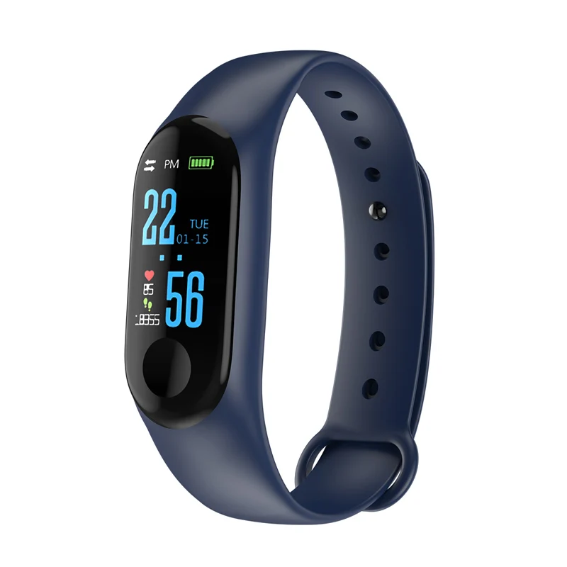 Смарт часы Браслет фитнес трекер кровяное давление HeartRate M3s