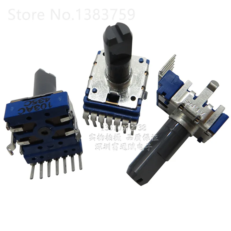 Потенциометр громкости RK14K123005V 103AC A10K 25 мм с середины|Выключатели| |
