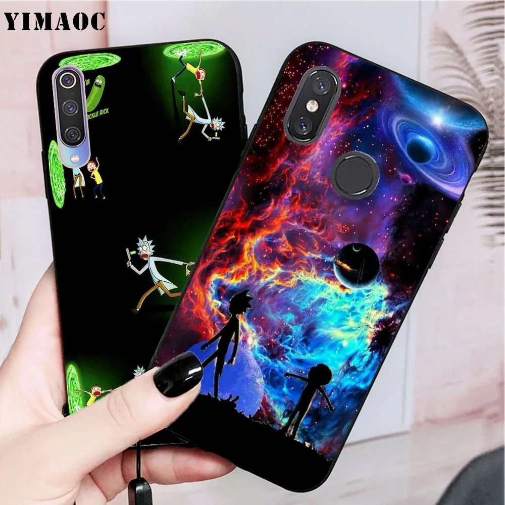 YIMAOC роскошный мягкий чехол Рик и Морти из мультфильма для Xiaomi Mi5 Mi5S Mi6 Mi9 Mi8 Lite SE A1 A2