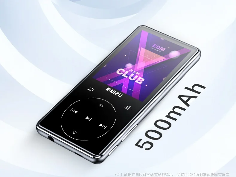 Металлический ruмидu D16 Bluetooth MP3-плеер 2,4 дюймов 8 Гб HIFI музыкальный видеоплеер с fm-радио электронная книга Встроенный динамик