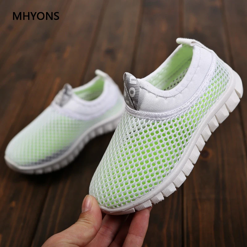 MHYONS/Коллекция 2018 года летняя модная детская обувь с вырезами дышащая из