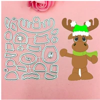 hot bull and bear bow ear cutting dies stencils for diy scrapbookingphoto album decorative embossing diy paper cards