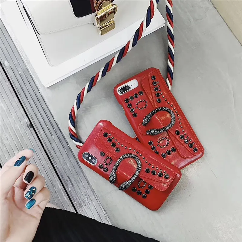 Superdope роскошный модный кожаный чехол для телефона iPhone 6s 7 8 Plus XR XS MAX fundas женский