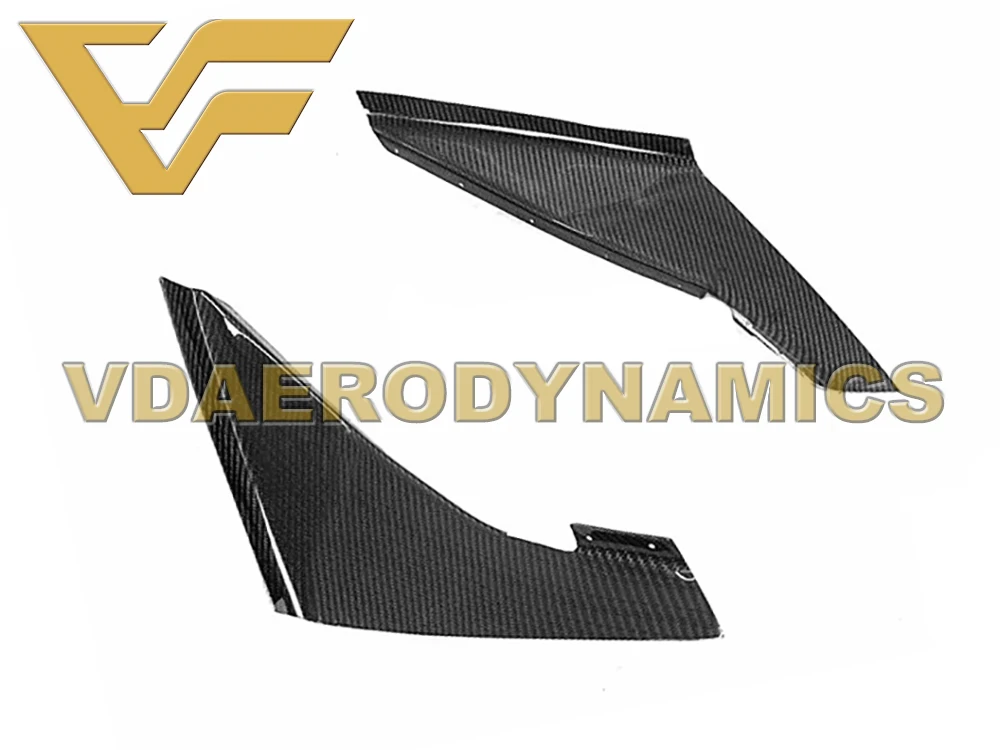 01-07 EVO7 EVO8 EVO9 передний бампер из углеродного волокна спойлер Canards Splitter-4 вида стилей