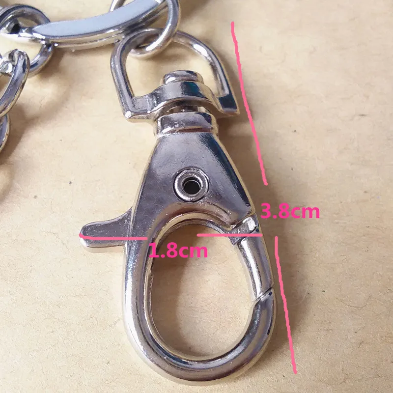 DIY ювелирные изделия ручной работы аксессуары кольцо для ключей хромированный
