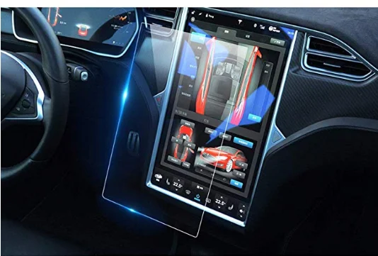Закаленное стекло для сенсорного экрана Tesla Model X/Model S 17 дюймов 60 60D 70 70D P85D 90D 100 P100D 75D