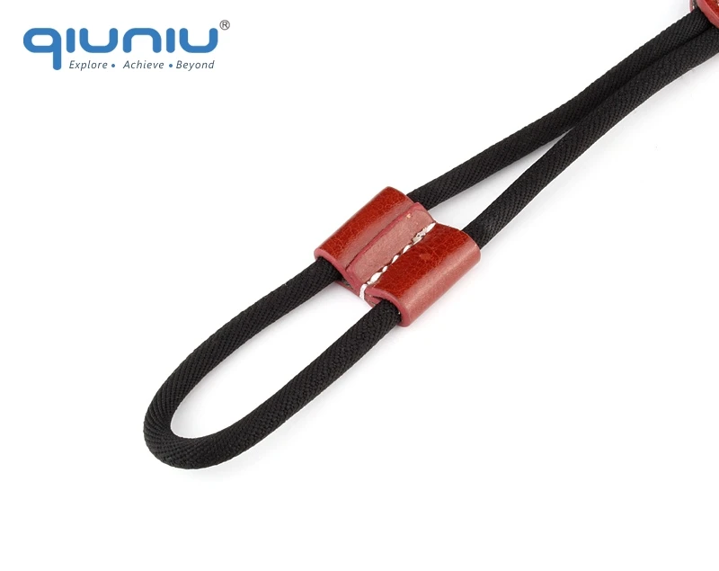 Аксессуары QIUNIU для GoPro Стильная черная Ручная Веревка с красным кожаным замком Hero