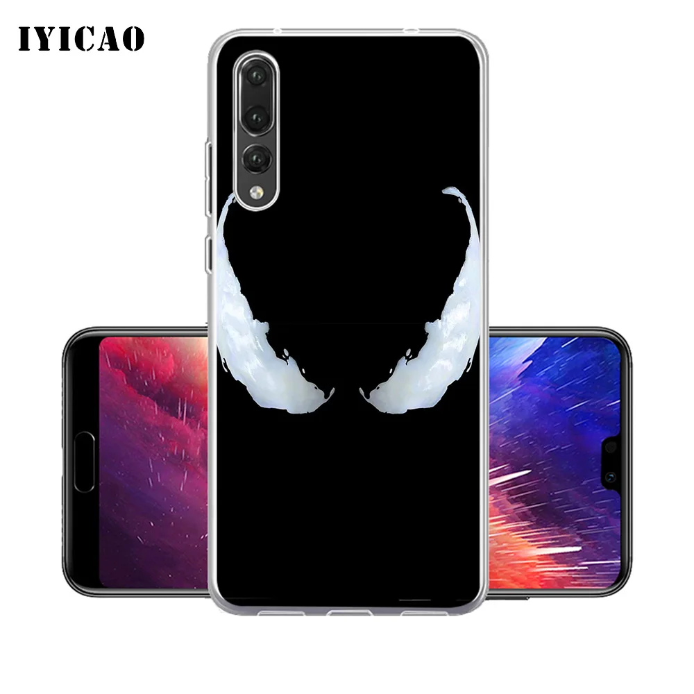 IYICAO venom Мягкий силиконовый чехол для телефона Huawei P30 P20 Pro P10 P9 P8 Lite P Smart TPU |
