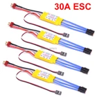 Контроллер скорости бесщеточный, 30 А, 5 В, 2 А, BEC, RC, ESC, припаянный с T-образным штекером и банановым разъемом 3,5 мм для мультикоптера