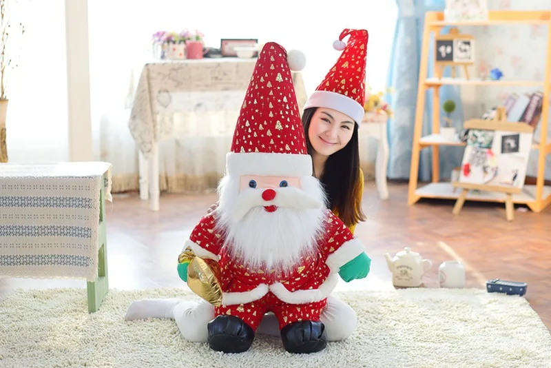 big new plush Santa Claus toy lovely red hat doll gift about 100cm | Игрушки и хобби