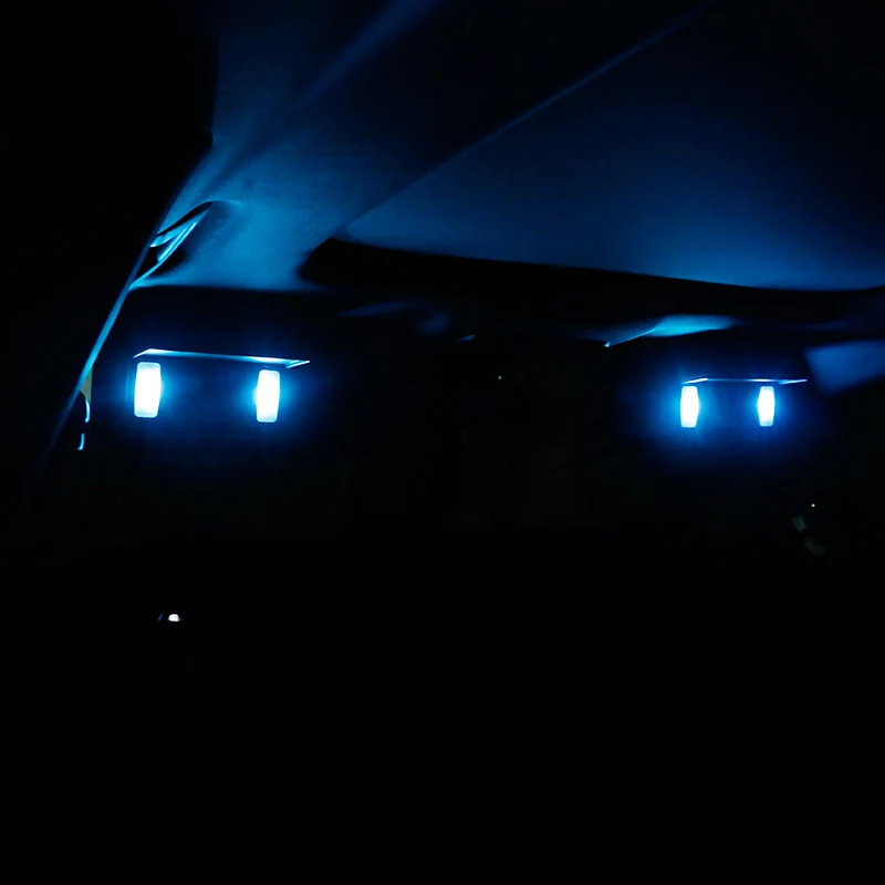 Зеркало для макияжа LED освещение аксессуары автомобиля атмосферное украшение