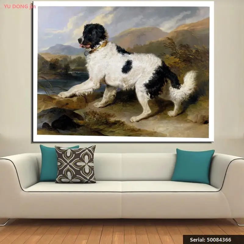 Edwin Henry Landseer классическая картина маслом Рисование Искусство спрей без рамки