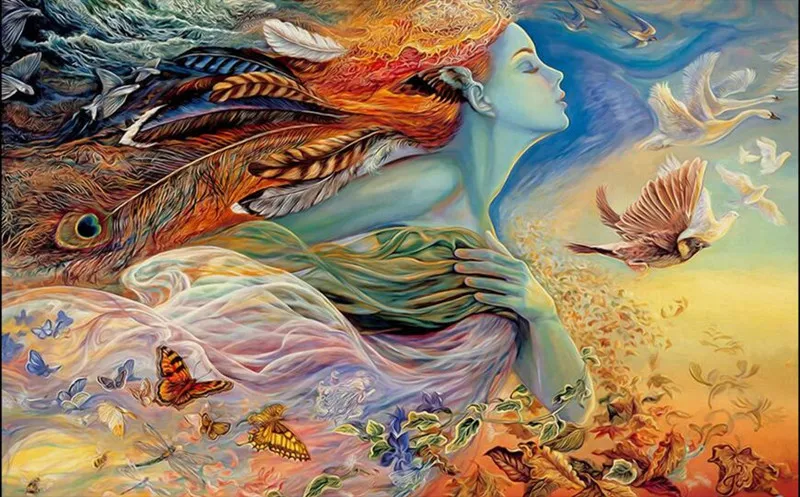 Настенная 3d картина на заказ красивая маслом обои для спальни гостиницы кофейни