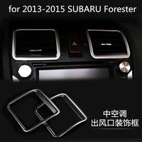 car stickers of front central air conditioning outlet decoration car styling for 2013 2014 2015 subaru forester