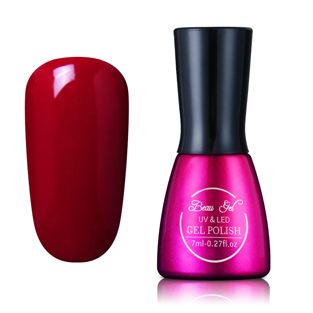 1539 Beau гель UV Vernis Полупостоянный 7 мл УФ-гель для ногтей замачиваемый долговечный светодиодный лак для ногтей, лак для ногтей - Цвет: 1539