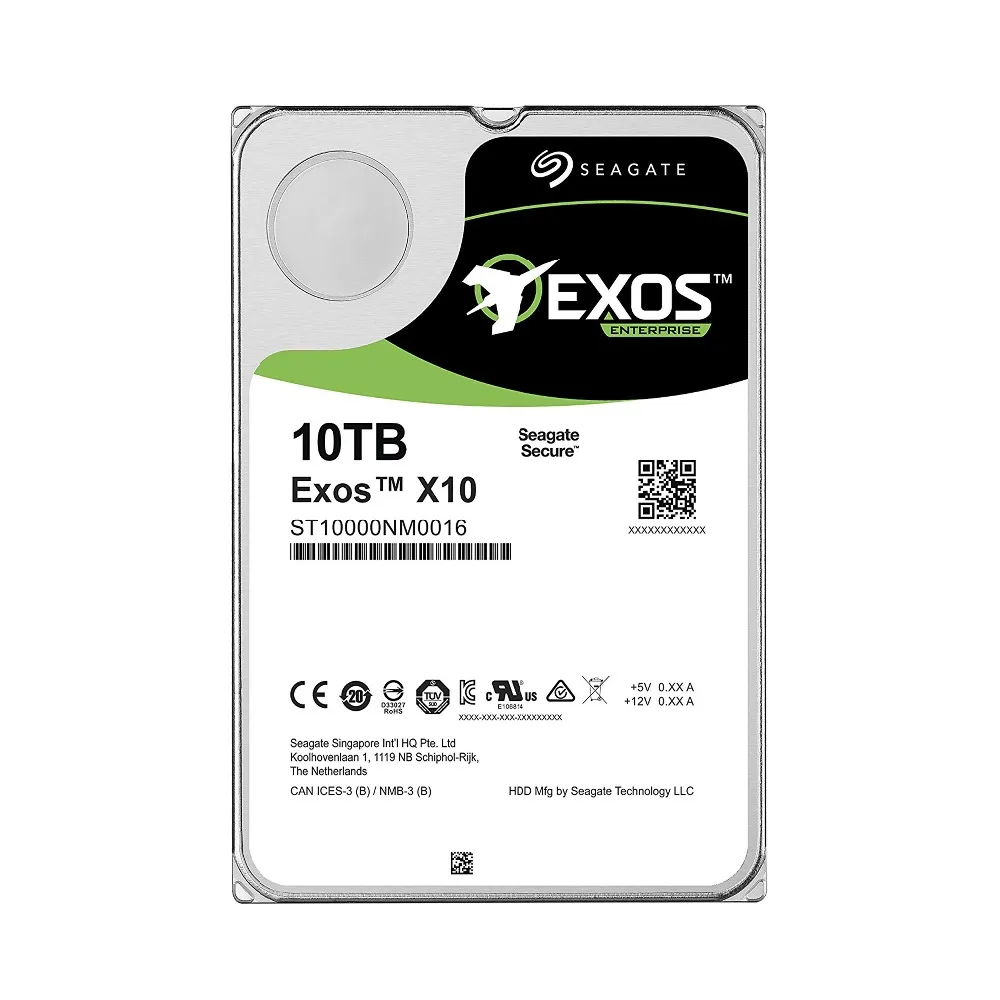 Seagate Enterprise Capacity 3 5 HDD 10 ТБ (гелий) 7200RPM SATA 6 ГБ/сек. 256 MB кэш Внутренний голый диск