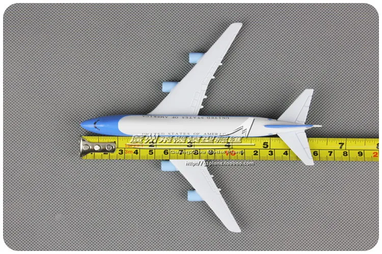 RIAN DAY 1/440 масштабный самолет модель игрушки ВВС один Боинг B747 16 см длина литой металлический самолет модель игрушки для коллекции, подарок