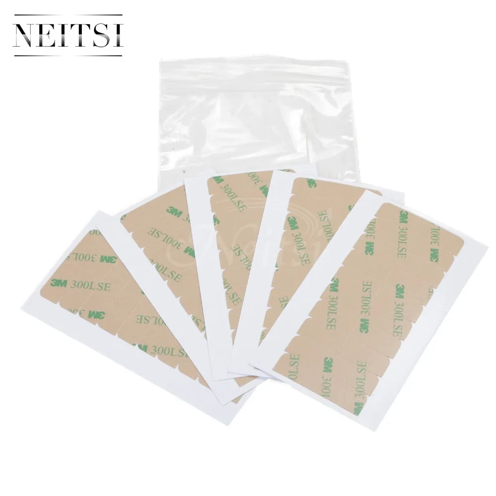 Neitsi, 4 см* 0,9 см, 3 м, двухсторонняя клейкая лента для уток кожи, лента для наращивания волос, супер клейкая лента