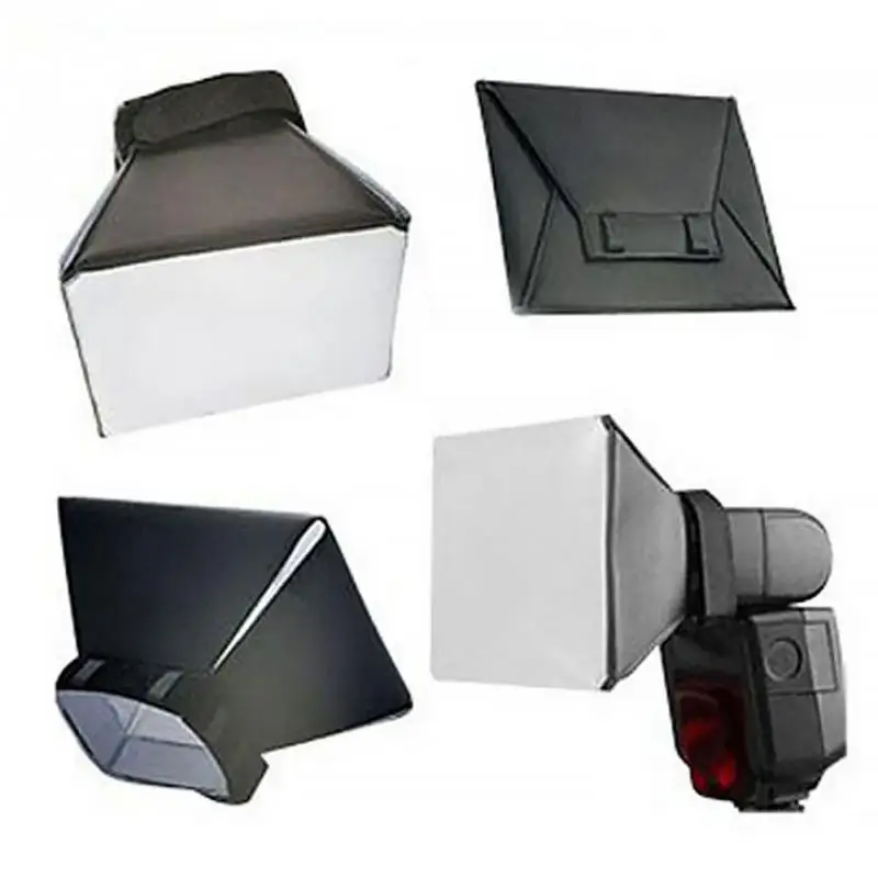Портативный мини софтбокс рассеиватель фотография Speedlight Flash универсальный для DSLR