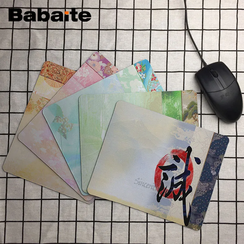 Babaite крутой новый китайский стиль каллиграфия Искусство большой коврик для мыши