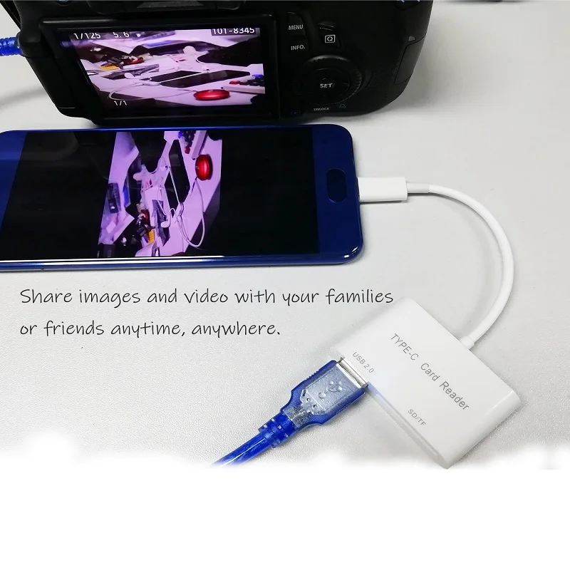 Устройство для чтения SD-карт 3 в 1 USB 2 0 кабель Type C Micro SD TF смарт-устройство карт