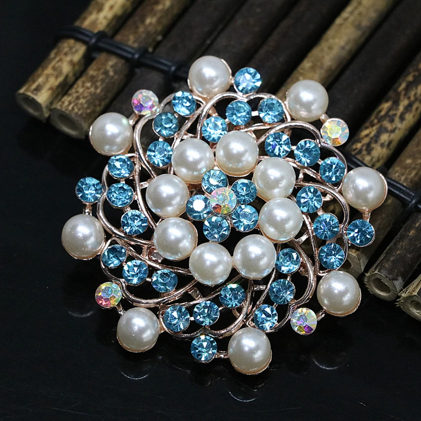 Новый магазин при фабрике 58 мм круглый цветок броши для женщин 8 видов цветов