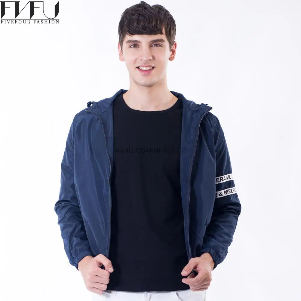 Мода 2017 Курточка бомбер Для мужчин Повседневное свободные Демисезонный куртка с