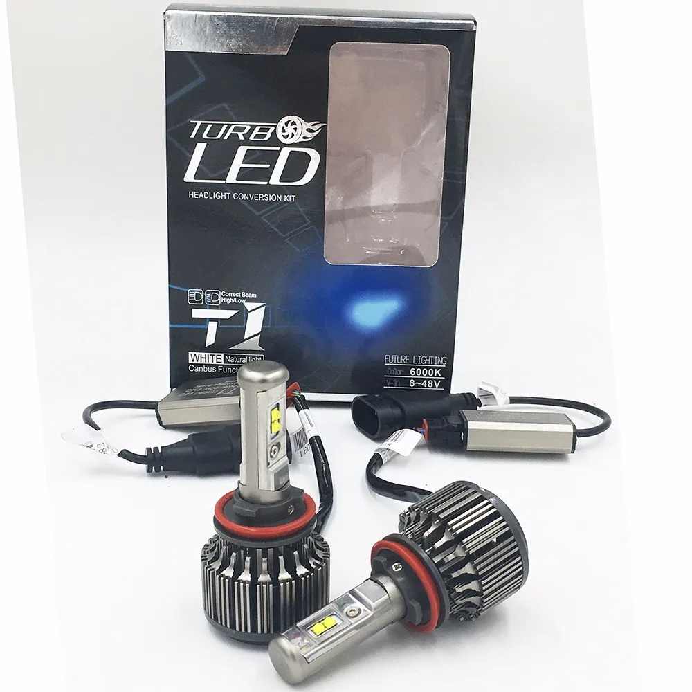 2X автомобиля светодиодный H11 70 Вт 7000lm 6000 К Luce авто фар ДЛЯ Del Faro 6000 K