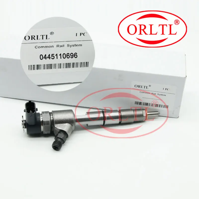 

ORLTL 0 445 110 696 Diesel Fuel Injector Nozzle Spray Gun 0445110696 CR Excavator Inyector 0445 110 696 Diesel Fuel injector