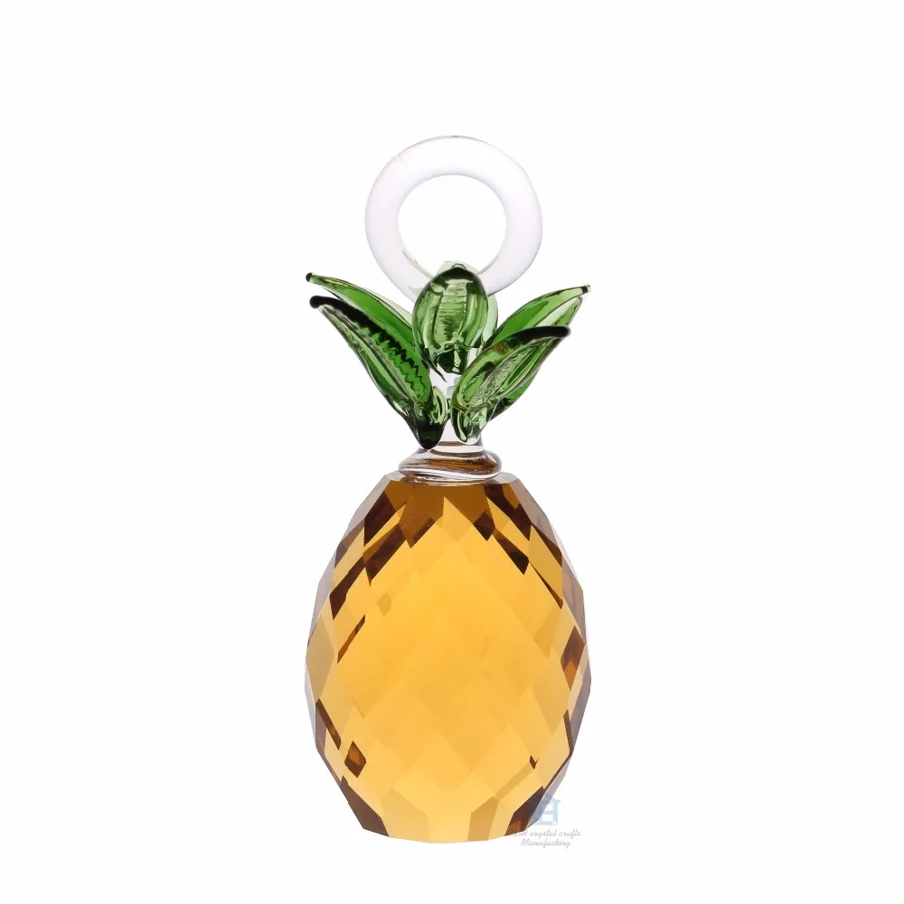 

30mm Cut Crystal Glass Pineapple Hanging Home Paty Ornaments Decoration Birthday Christmas Souvenir Gifts Crafts Art&Collection