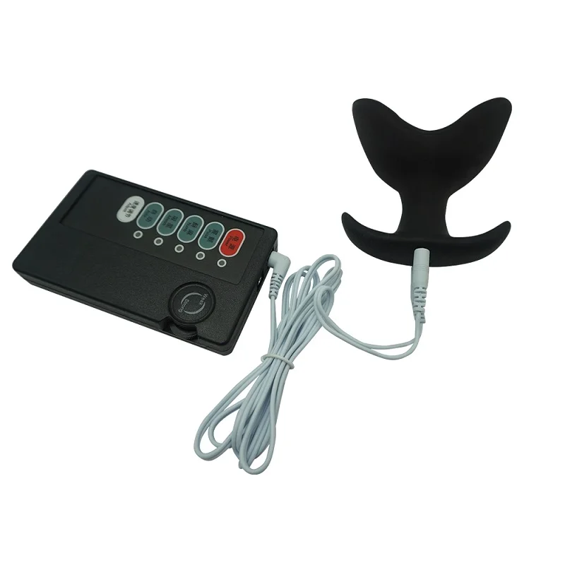 Новый силиконовый большой электрошоковый анальный расширитель Анальная пробка