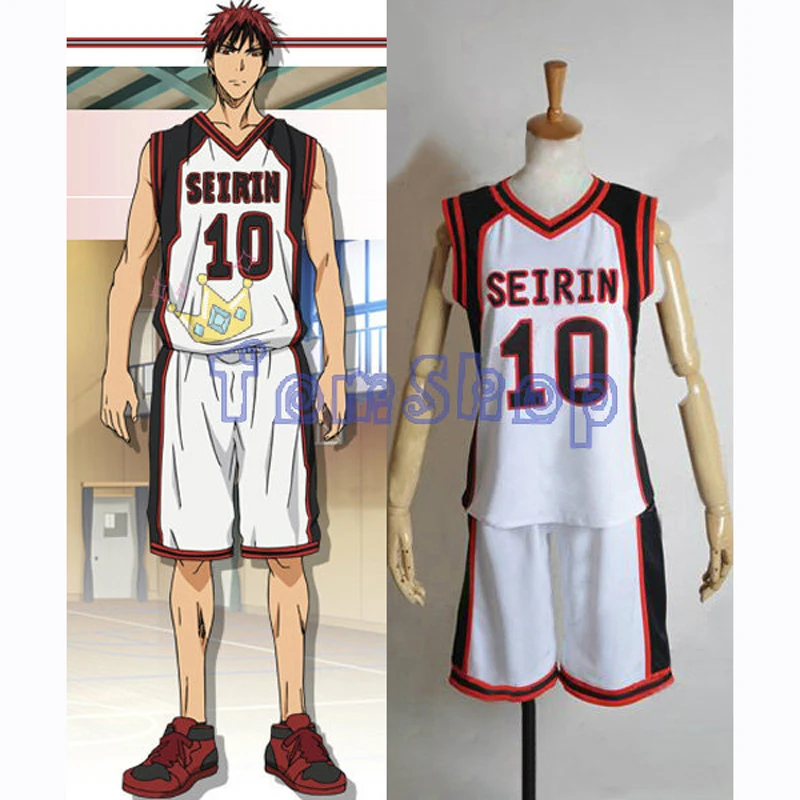 Аниме Kuroko no Basuke Баскетбол куроко SEIRIN нет. 10 Кагами Тайга баскетбольный костюм для