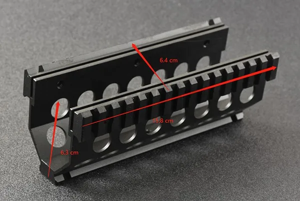 M249 нижнее и верхнее крепление для прицела Handguard 6 шт. система рельсов RIS Quad рейка cnc M8189