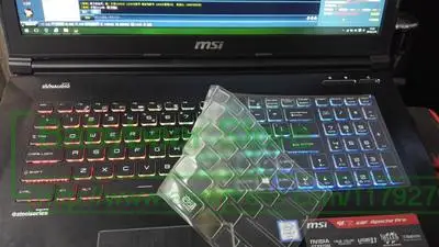 15 17 силиконовый чехол для клавиатуры lapto Защитная пленка MSI