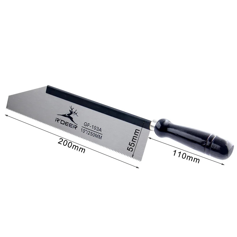 RDEER 8 ''/200 мм круглая деревянная ручка пила 65# марганцевая сталь Обрезка Садоводство джиг пилы ручной инструмент для дерева