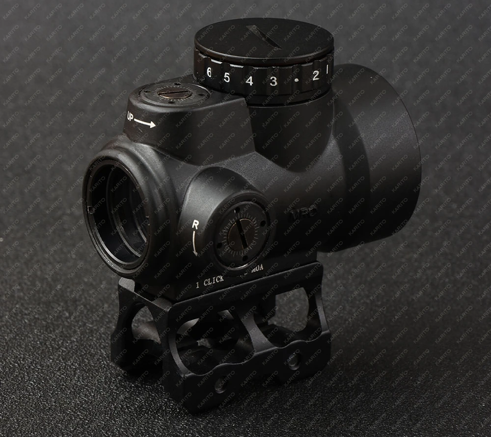 Тактический trijicon mro стиль 1x Красная точка зрения прицел для высоких и низких Пикатинни Крепление база Охота Стрельба M9159