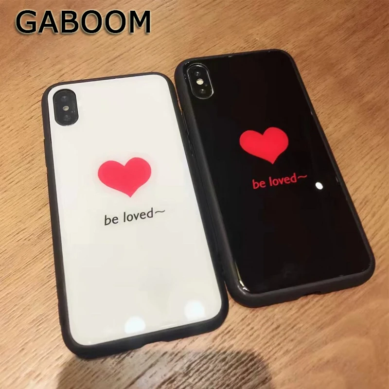 GABOOM чехол для телефона iPhone 7 плюс Симпатичные Сердце Любовь Чехлы 6 6s 8 Plus X