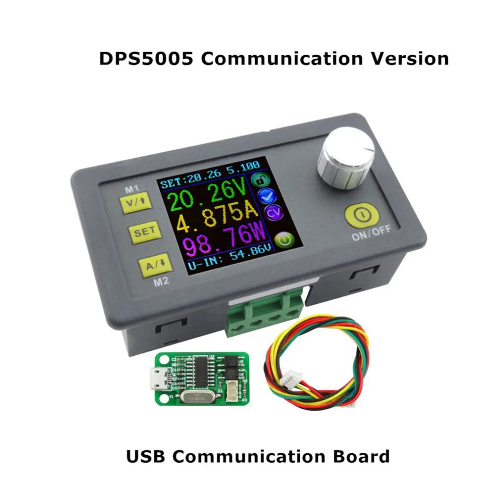 1pcs DPS5005 Direct-current Communication Function Constant Voltage Step-down Power Supply Module Converter Voltmeter | Обустройство