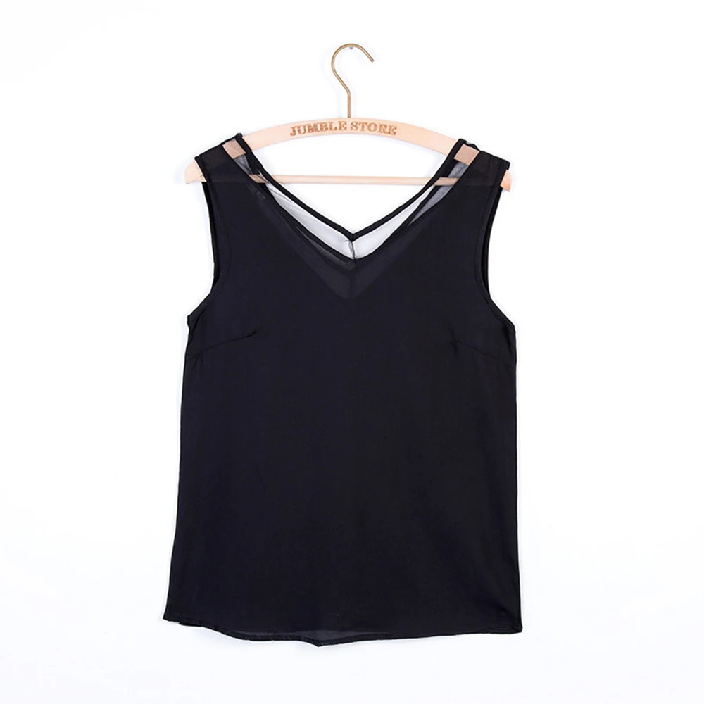 Женская шифоновая рубашка лето 2019 сексуальный топ с v-образным вырезом для