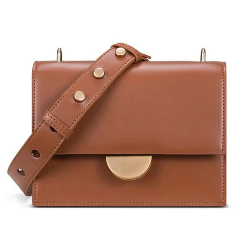 Genuine Leather Women bag Ms handbag new shoulder fashion portable Messenger Leisure Small square package | Багаж и сумки