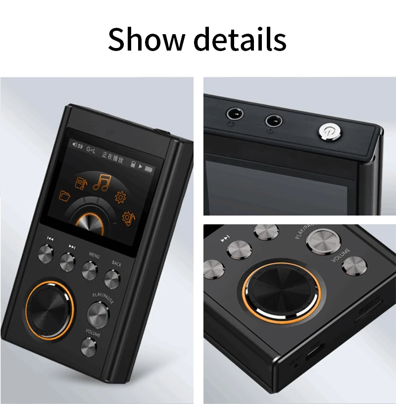 AMOI X10S MP3 Hifi плеер обновленная версия DSD64 HIFI музыка Высокое качество Мини Спортивный ЦАП WM8965 процессор 16 Гб