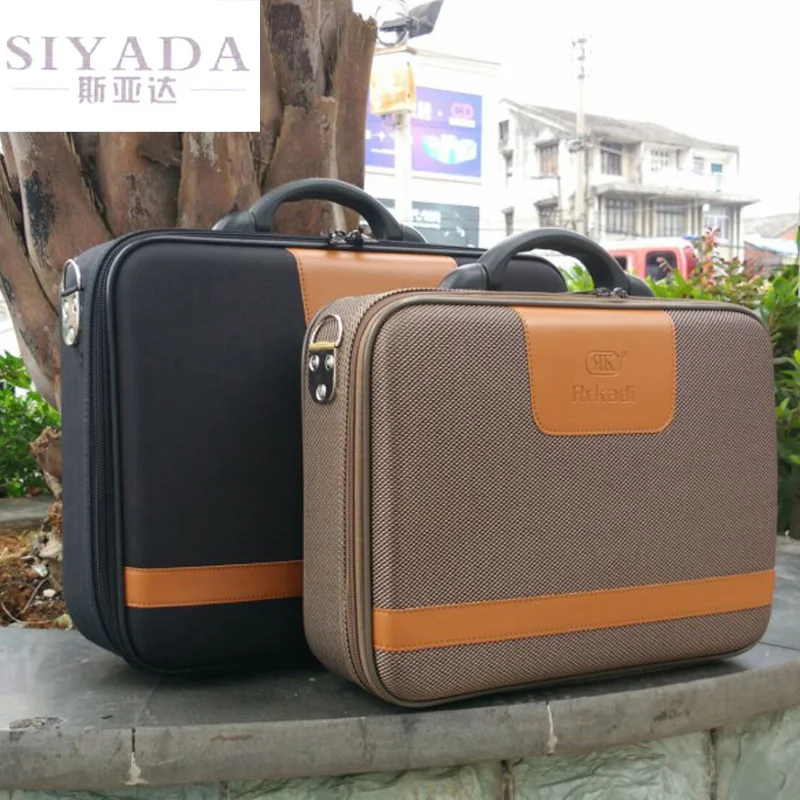 

Business Computer Bag Document Briefcase Password Box Toolbox Small Suitcase Men's Suitcase Bag 14 inches 16 inches