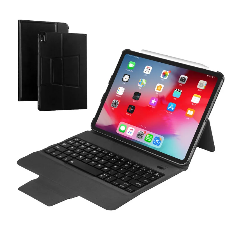 

Кожаный чехол для iPad Pro 11 дюймов 2018 дюйма Bluetooth клавиатура с подсветкой высококачественный защитный чехол для iPad Pro 11 клавиатура