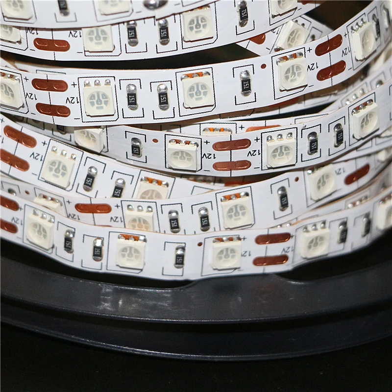 SMD 2835 3528 5050 УФ гибкий Светодиодные ленты светильник 12V 0 5/1/2 / 3 4 5 м 60 светодиодов/m
