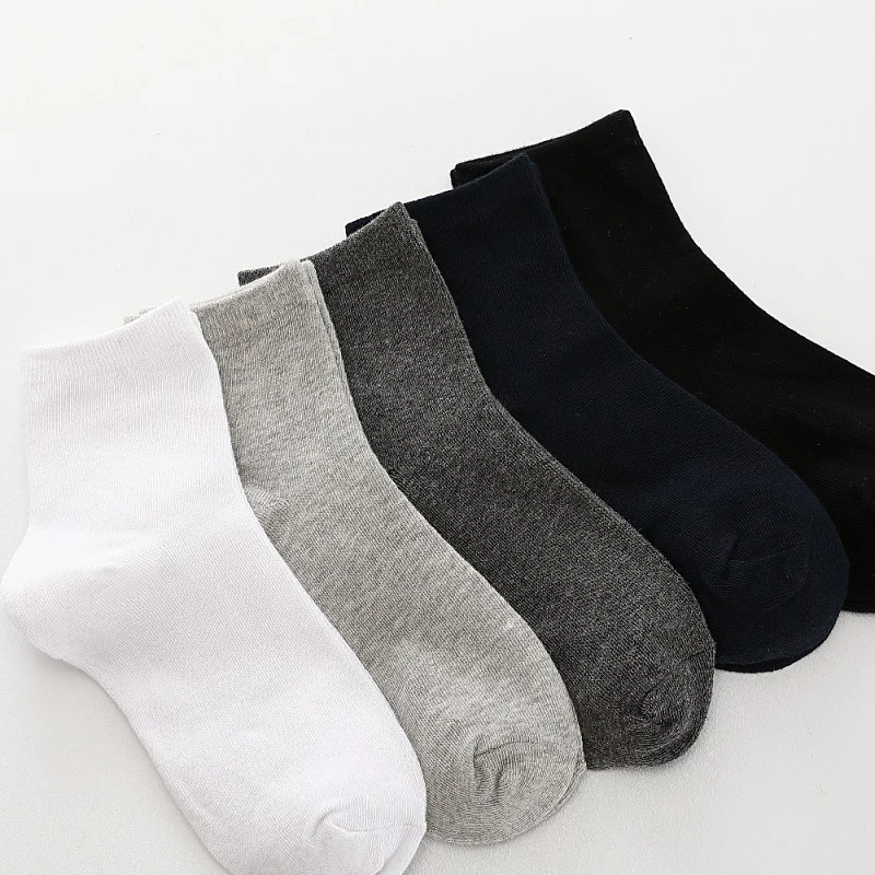 5 пар забавных мужских носков Новые повседневные бизнес Harajuku Calcetines летнее платье