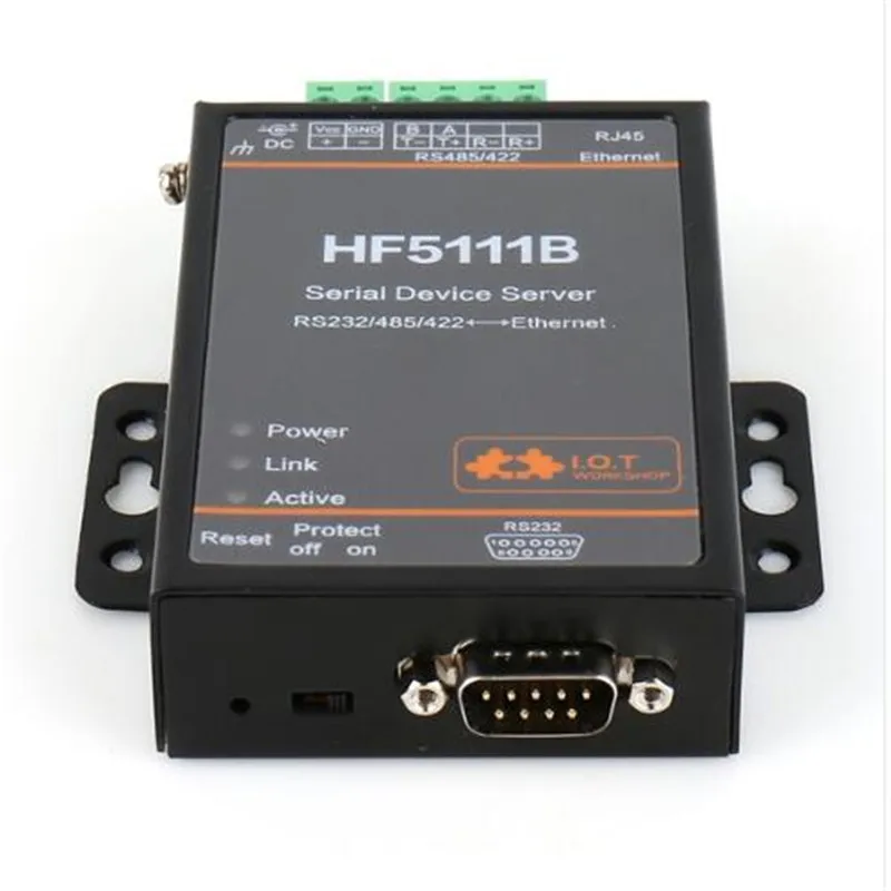 Wifimodule 5111B RJ45 RS232/485/422 последовательный в Ethernet Бесплатный RTOS последовательный 1-портовый серверный конвертер устройство Промышленный разъем