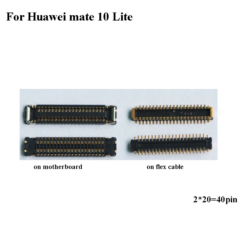 Разъем FPC для Huawei mate 10 lite 2 шт. ЖК дисплей гибкий кабель на материнской плате mate10