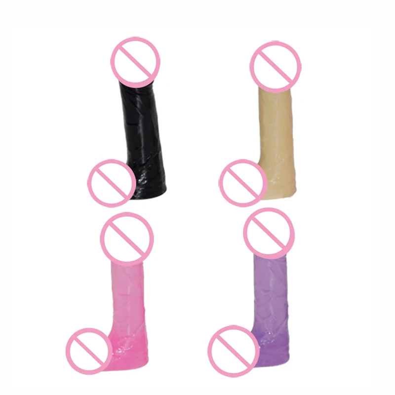 Реалистичный силиконовый фаллоимитатор крепкая присоска пенис Желейный Женский