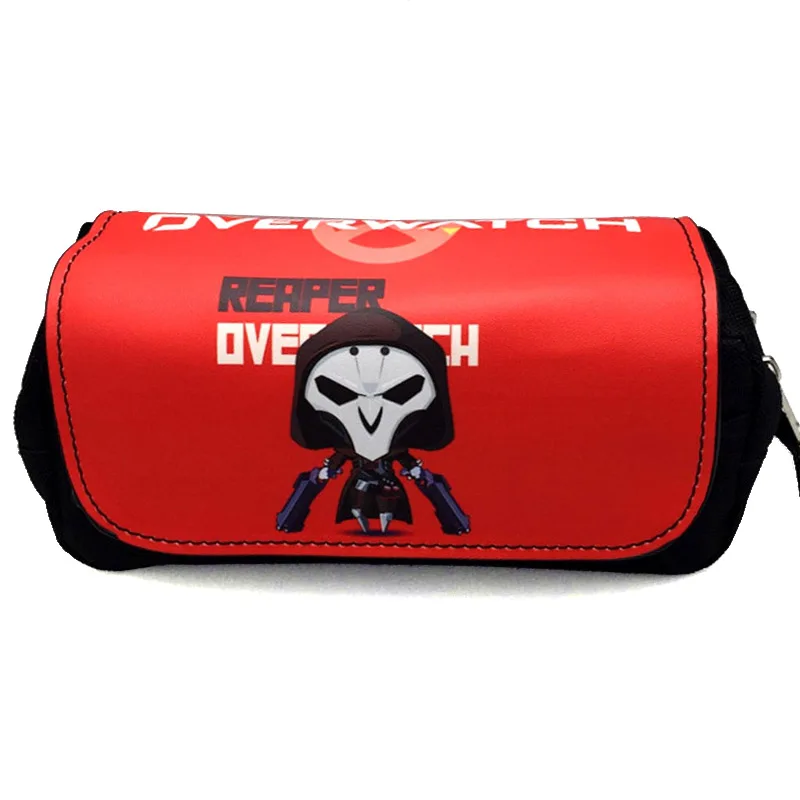 ow-02 Сумка для карандашей overwatch, школьный чехол для карандашей, сумка для макияжа D. Va/Tracer/Mercy - Цвет: ow-02