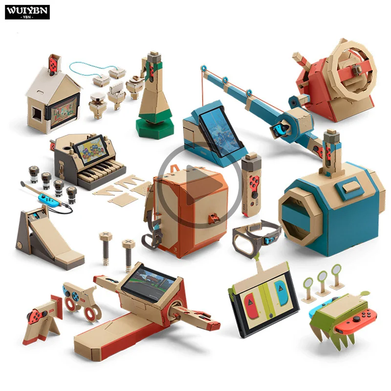 Чехол DIY картонный держатель аркадный кронштейн для nintendo NS switch LABO Бумажная модель